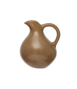 Bloomingville 36 oz. Stoneware Pitcher, Reactive Glaze