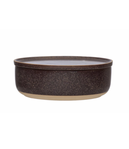 Bloomingville Stoneware Bowl with Lid, Reactive Glaze