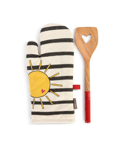 Demdaco Sun & Stripes Hot Pad with Spatula Set