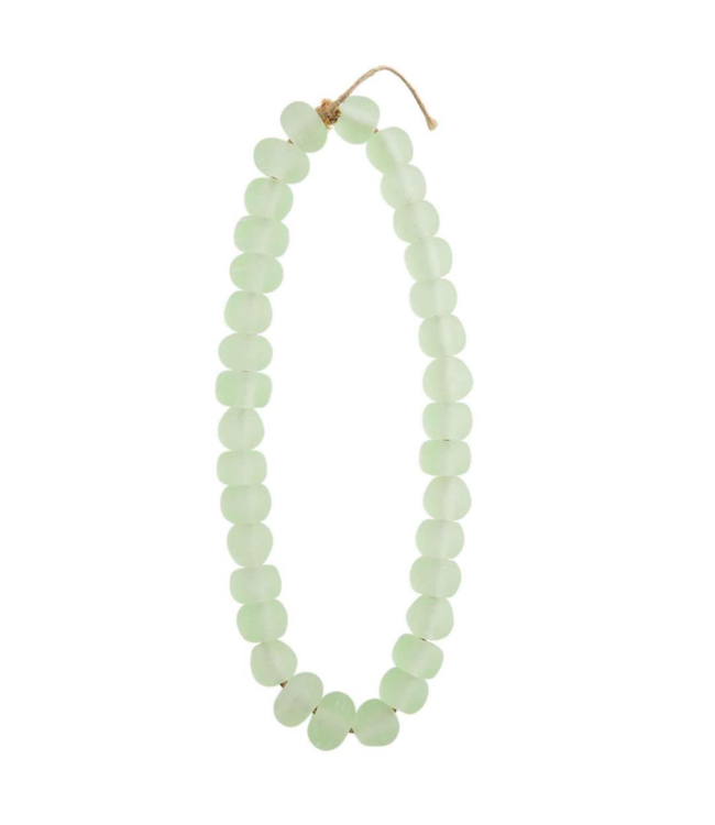 MudPie Sea Green Glass Bead