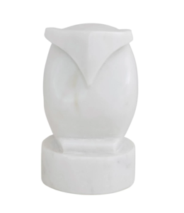 Bloomingville Marble Owl Décor