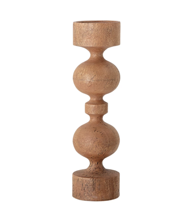 Bloomingville Mango Wood Candle Holder 18"