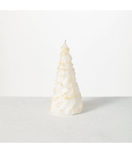 Sullivans Gift Large White Rhapsody Tree Candle