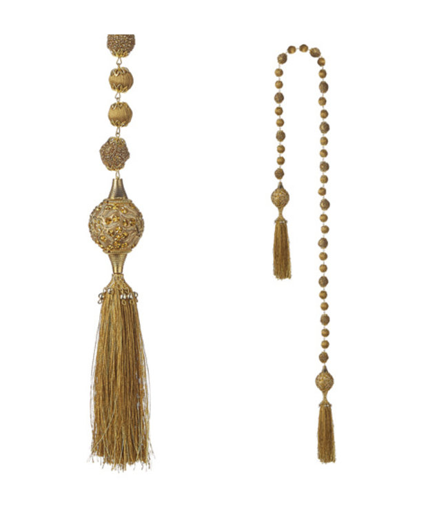 RAZ Imports Beaded Tassel Garland