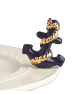 Nora Fleming Mini Anchors Aweigh