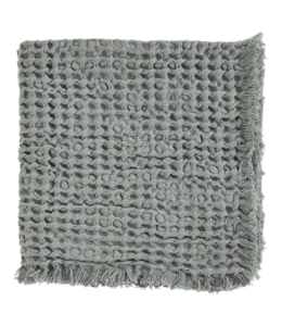 MudPie Gray Waffle Weave Napkin Set