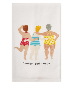 MudPie Pool Lady Towel- Summer Bod