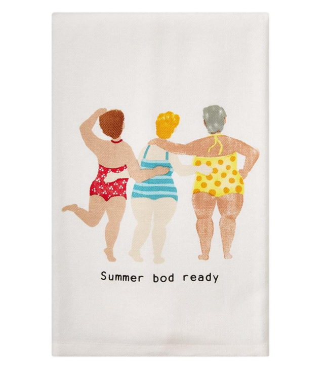 MudPie Pool Lady Towel- Summer Bod