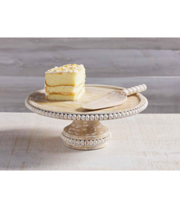 MudPie Beaded Cake Stand