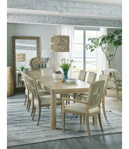 Hooker Furniture Surfrider Dining Table with 8 Side Chairs and 2 Arm Chairs