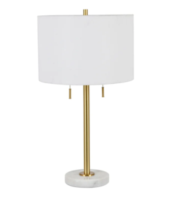 Crestview Collection Brielle Pull Chains Table Lamp