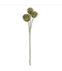 K&K Interiors 24 Inch Green Triple Artichoke Spray