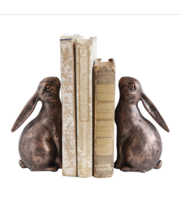 Creative Co-Op Bunny Bookends, Set of 2