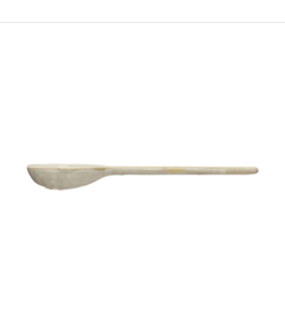 Creative Co-Op Stoneware Strainer Spoon, Reactive Glaze