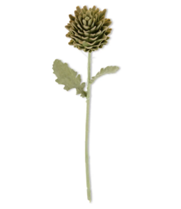 K&K Interiors Green Artichoke Stem