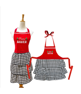 Evergreen Mommy and Me Baker and Taster Apron Gift Set