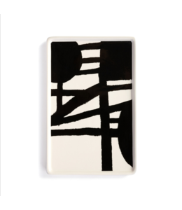 Demdaco ArtLifting Small Tray - Bold Black and White