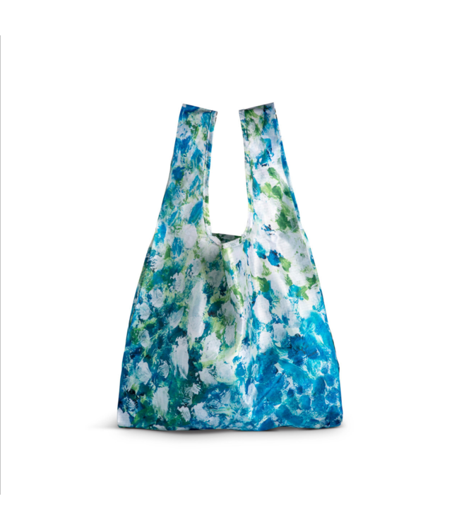 Demdaco ArtLifting Tote-White Flowers