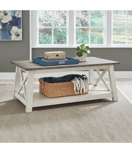 Liberty Furniture Laurel Bluff Rectangular Cocktail Table