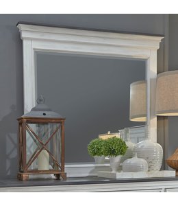 Liberty Furniture Allyson Park Crown Mirror