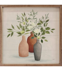 Kendrick Home Natural Bouquet II Gray By Julia Purinton