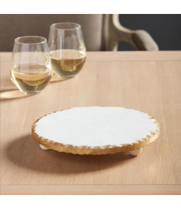 MudPie Mudpie Chipped Edge Marble Trivet