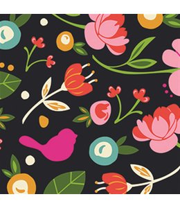 Nora Fleming Pink Birdies Cocktail Napkins