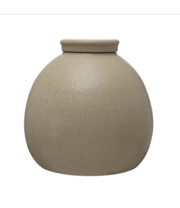 Creative Co-Op Decorative Stoneware Ginger Jar