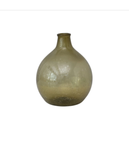 Creative Co-Op Hand-Blown Glass Vase - Green