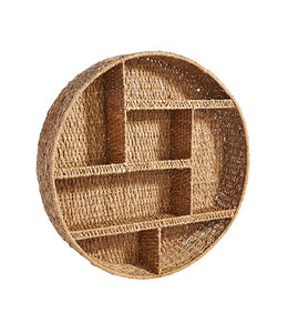 RAZ Imports Woven Round Wall Shelf