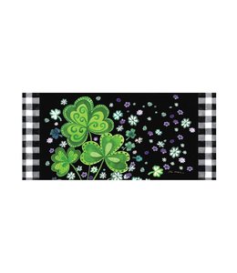 Evergreen Shamrocks Buffalo Plaid Sassafras Switch Mat