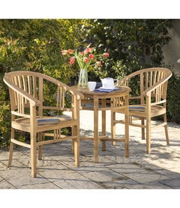 Plow & Hearth Teak  Manhattan Outdoor Furniture Set