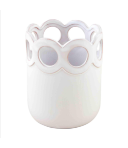 MudPie Scalloped Utensil Holder