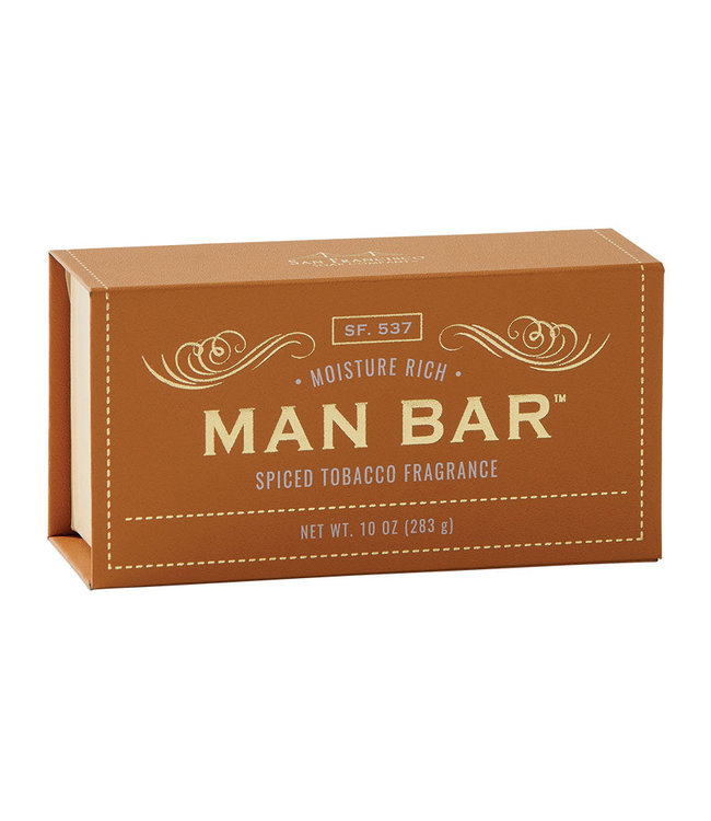 San Francisco Soap Co Man Bar - Moisture Rich Spiced Tobacco