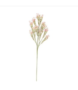 K&K Interiors Pink Real Touch Babys Breath Spray
