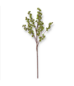 K&K Interiors Green Eucalyptus Berry Bud Stem