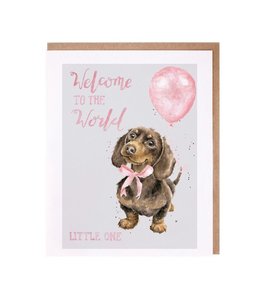 Wrendale Designs 'Precious Little One' New Baby Girl Card