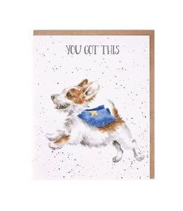 Wrendale Designs 'Super Dog' Card