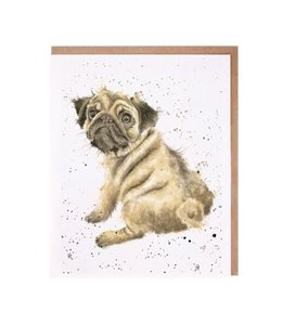 Wrendale Designs 'Pug Love' Card