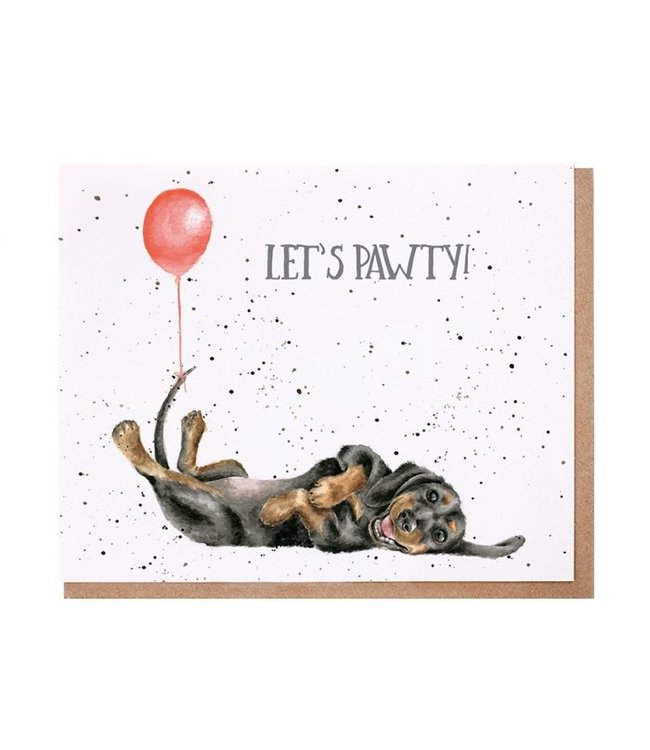 Wrendale Designs 'Let's Pawty' Birthday Card