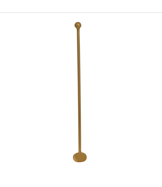 Bloomingville Stainless Steel Cocktail Stirrer, Antique Brass Finish