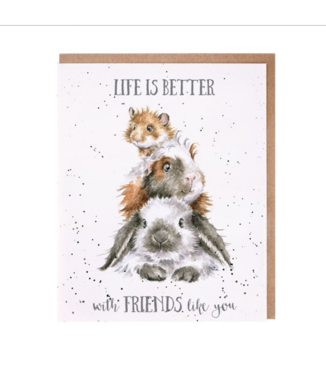 Wrendale Designs 'Guinea be Friends' Friendship Card