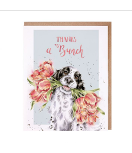 Wrendale Designs 'Thanks a Bunch' Thank You Card