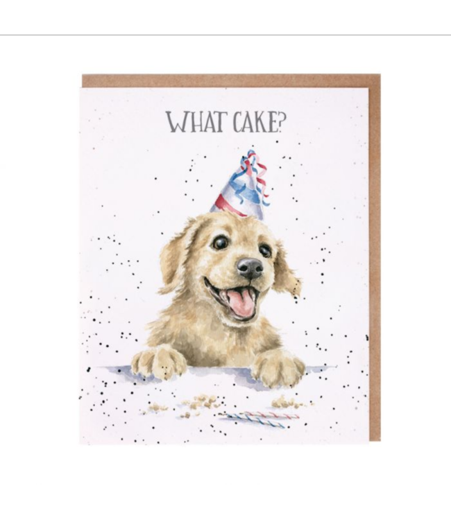 Wrendale Designs 'What Cake?' Birthday Card