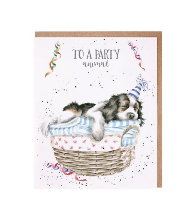 Wrendale Designs 'Slumber Pawty' Birthday Card