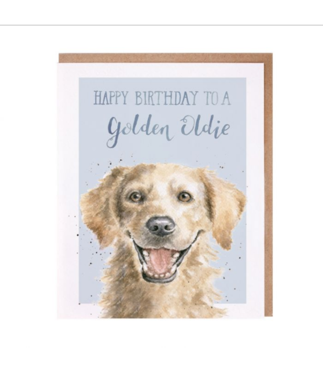 Wrendale Designs 'Golden Oldie' Birthday Card