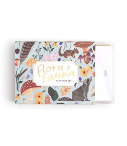 1Canoe2 Flora & Fauna Flat Note Set