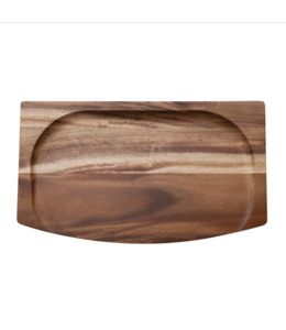 Creative Co-Op Suar Wood Slanted Cheese/Cutting Board, Natural