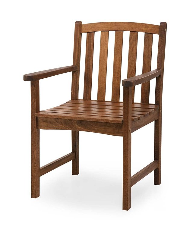 Plow & Hearth Lancaster Chair with Arms Natural