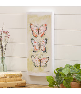 Evergreen Butterfly Trio Indoor Canvas